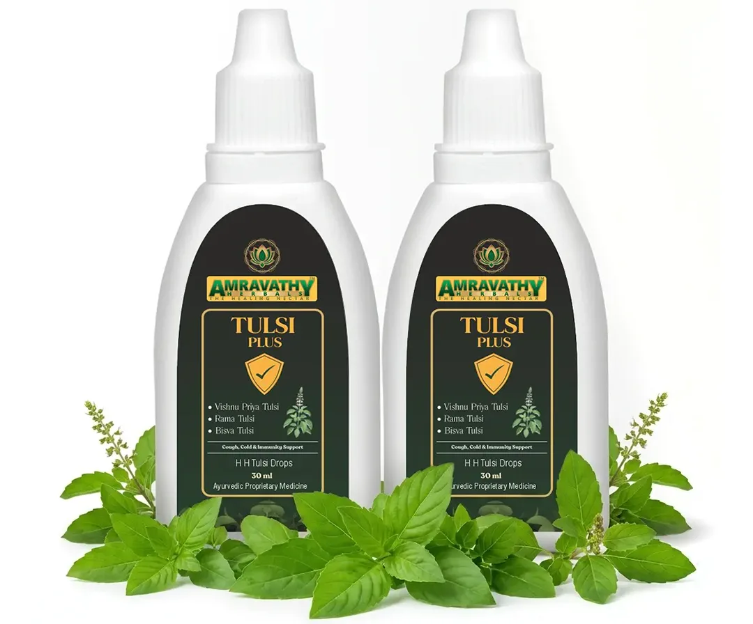 Tulsi Plus Drops | Ayurvedic Immunity Support for Cough, Cold & Respiratory Wellness