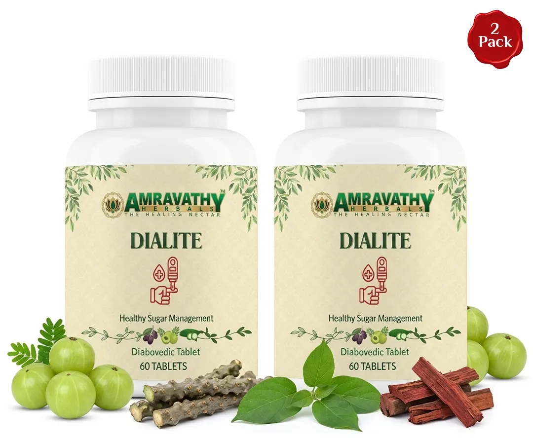 Herbal Supplement for Glucose Control Dialite Bottle